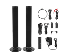 Barra de sonido con sistema de cine en casa y sonido envolvente Bluetooth