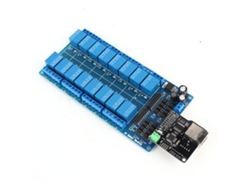 Módulo De Control Ethernet Con Servidor Web, Puerto Rj45 Y 16 Canales De Relé
