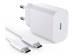 Cargador SZSMART 25W type-c para samsung Galaxy S21 S20 S10, compatible con todos los teléfonos anteriores blanco