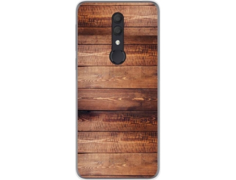 Carcasa Alcatel 1X (2019) TUMUNDOSMARTPHONE Madera 02 Multicolor