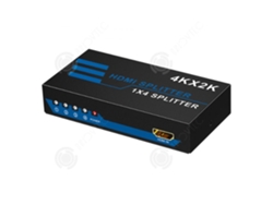 Divisor HDMI de una entrada y cuatro salidas para equipos de video de alta definición 4k en la misma pantalla, conexión de cable de audio y video, conexión Innovtec