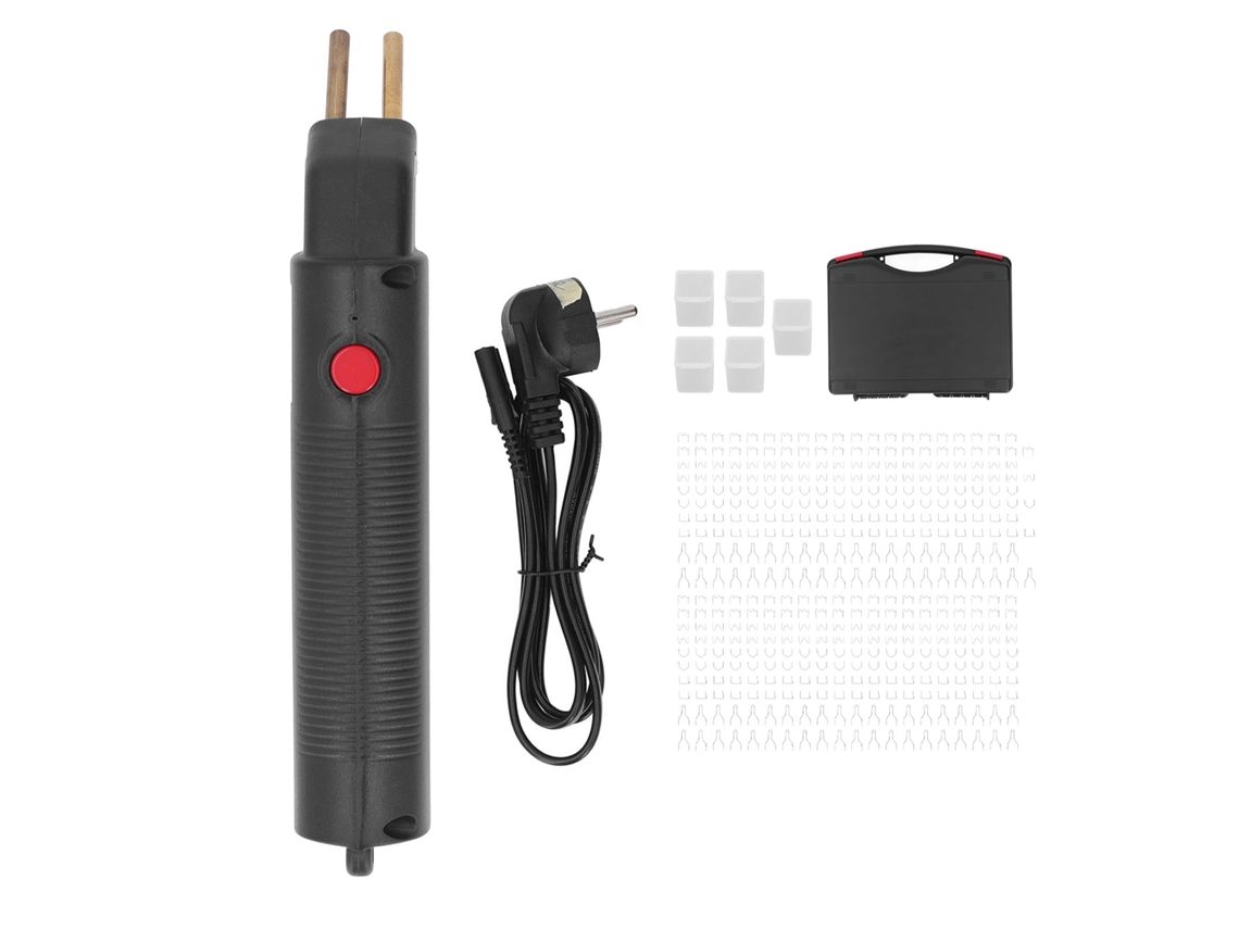 Soldadora De Plástico Y Kit De Reparación De Parachoques Con 405 Grapas Para Grapadora, Caliente, 220 V, Enchufe Europeo.