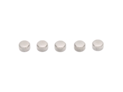 Corona De Reloj Mecánico, Acero Plateado, 4,5 Mm, Orificio Plano, Pieza Para Reparación De Relojes.