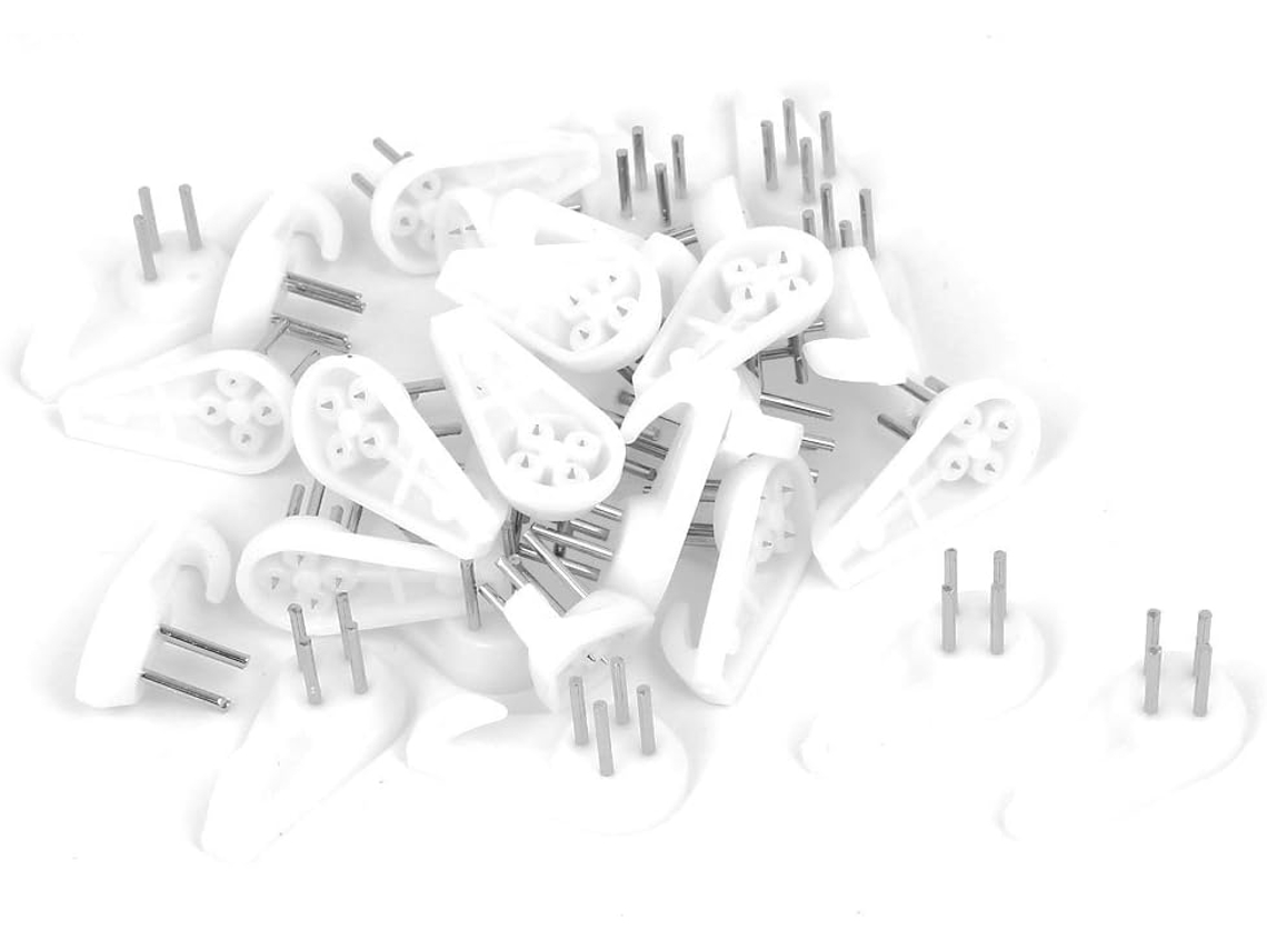 30 Piezas De Accesorios De Baño, Gancho Individual De Plástico, Para Toallas