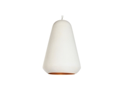 Lampara Techo Hierro Patinado Blanco 58x58x85cm