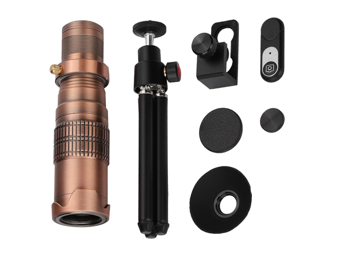 Lente Telescópico Hd Para Teléfono Móvil Con Zoom Telephoto 22x Y Control Remoto