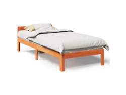 Marco De Cama VIDAXL Marrón Madera de pino (80 x 200 cm)