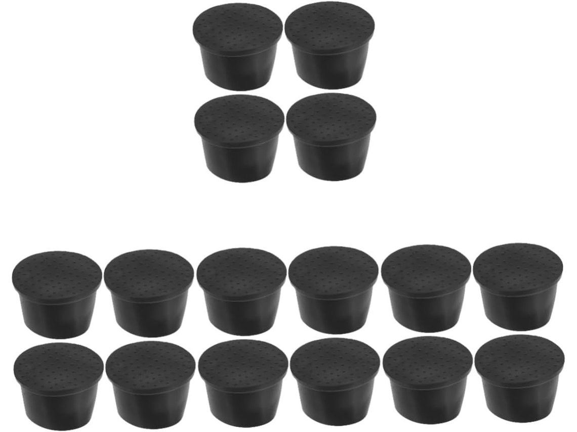 Juego De 16 Almohadillas De Goma Antideslizantes Para Muebles, Cojines Redondos Para