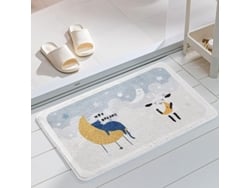 2026-alfombra De Baño Con Diseño De Gatito Estrellado, Suave Y Antideslizante, 50x80 Cm, Alfombrilla Para Baño Resistente
