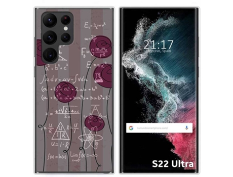 Carcasa Samsung Galaxy S22 Ultra 5G TUMUNDOSMARTPHONE Dibujos Flores Vintage Multicolor