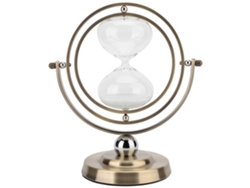 Reloj De Arena Decorativo Con Base De Metal, Ideal Como Regalo De Cumpleaños. Temporizador De Arena De 15 Minutos Para Uso En La Oficina. Flujo De Are