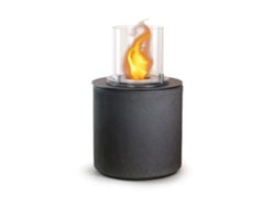 Chimenea de hierro fundido gris Modigliani para bioetanol, para uso interior y exterior, D.36 x H.56