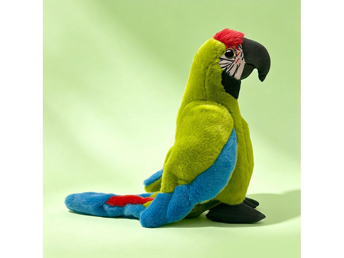 (22 Cm 0,12 Kg) Peluche De Loro Realista, Muñeco Adorable, Juguete Interactivo Para Padres E Hijos.