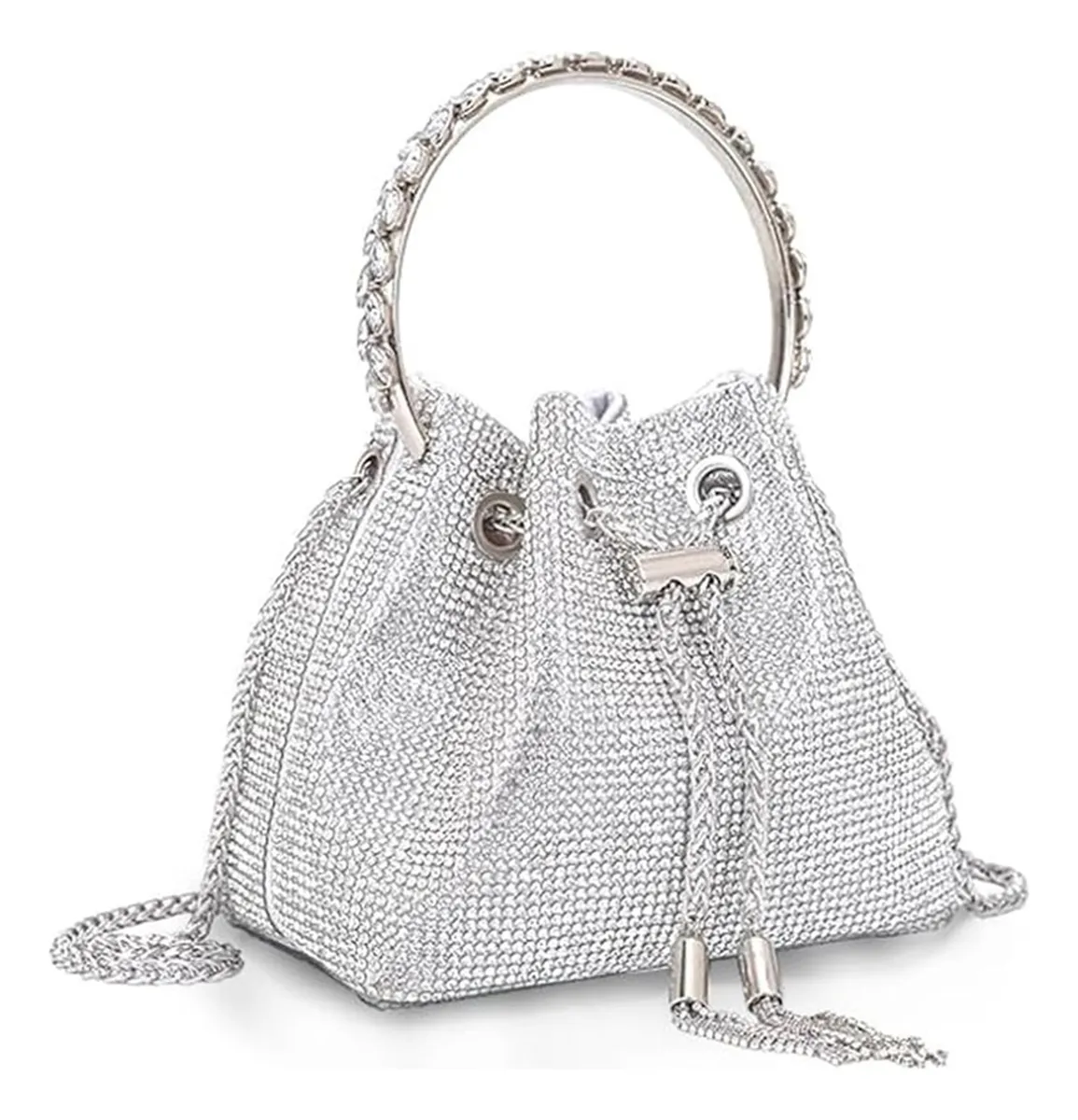 Bolso de noche con brillantes de imitación vayotoy