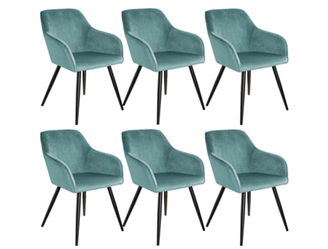 6 Silla TECTAKE De Velvet Marilyn