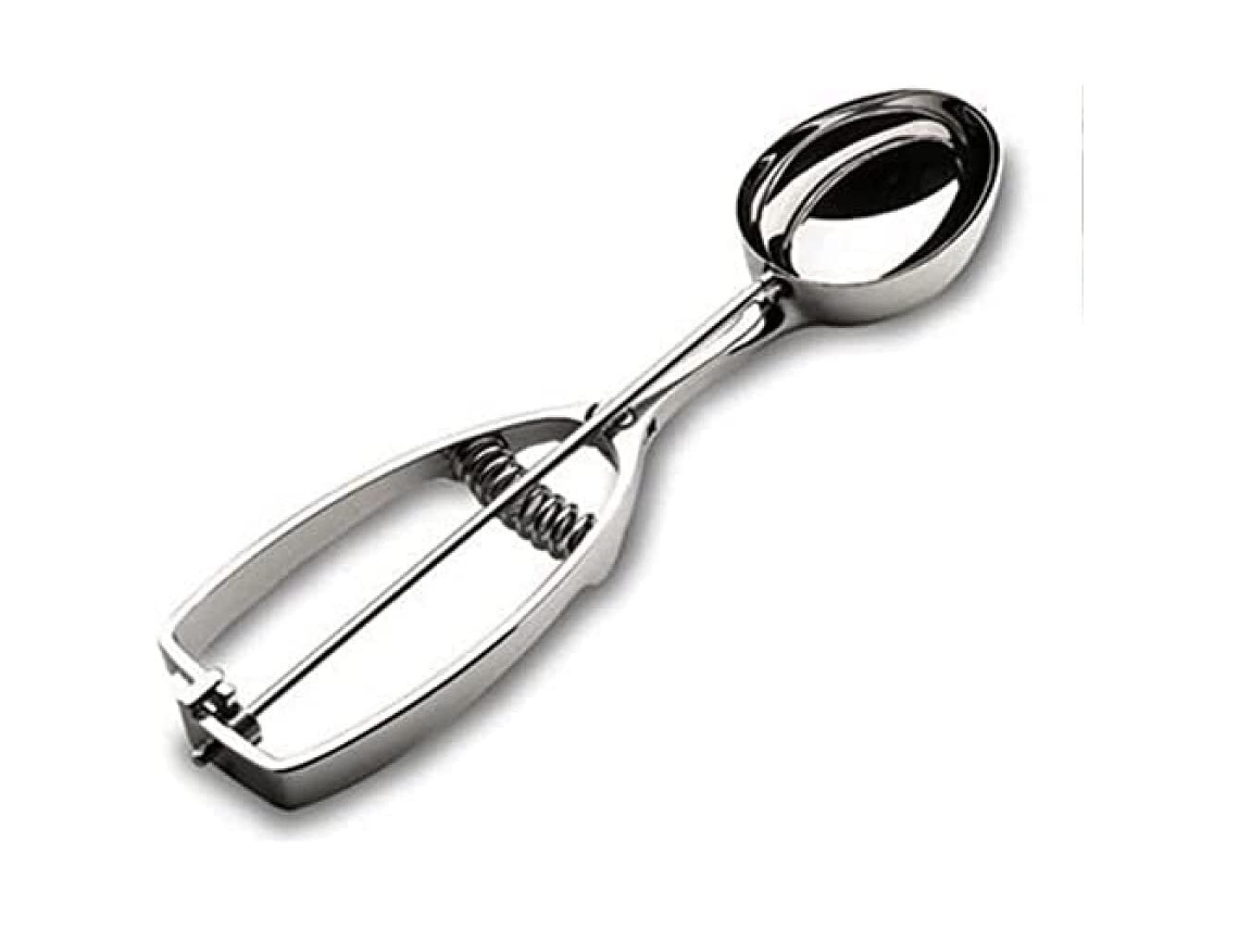 Cuchara ovalada de acero inoxidable para helados LACOR Luxe