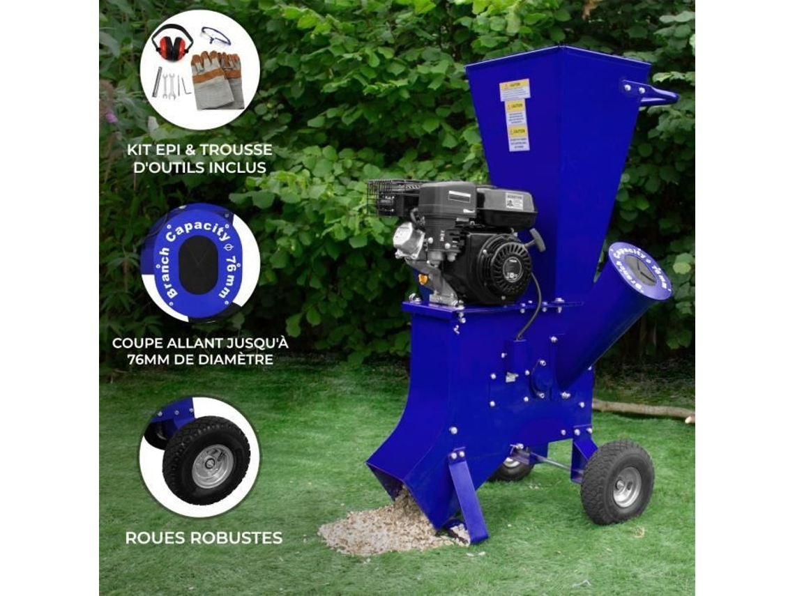 Trituradora de madera 7Hp Motor gasolina 4 tiempos 3.6L MONSTERSHOP