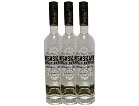 Vodka PEQUEÑOS PRODUCTORES Kievskaya (0.7 L - 3 unidades)
