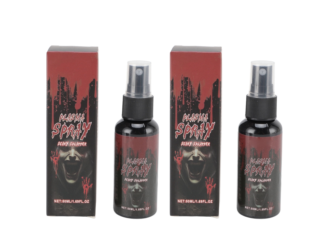 2 Unidades De 50 Ml De Spray De Sangre Falsa Lavable Para Cosplay