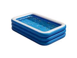 Piscina hinchable para bebés, PVC grueso, 3 capas, plegable, 2,1 m