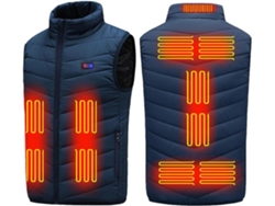 Veste Chauffante Électrique - Lavable Usb 3 Temperaturas 11 Zonas Chauffantes Couche De