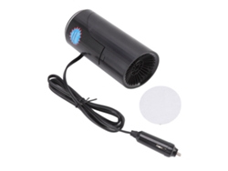 Calefactor Para Coche 2 En 1 Con Base Giratoria: Calentamiento, Enfriamiento Y Descongelación Rápidos - 12 V