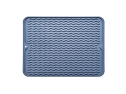 Alfombrilla Aislante De Goma Antideslizante Para Escurridor/secador De Platos De Cocina - Azul