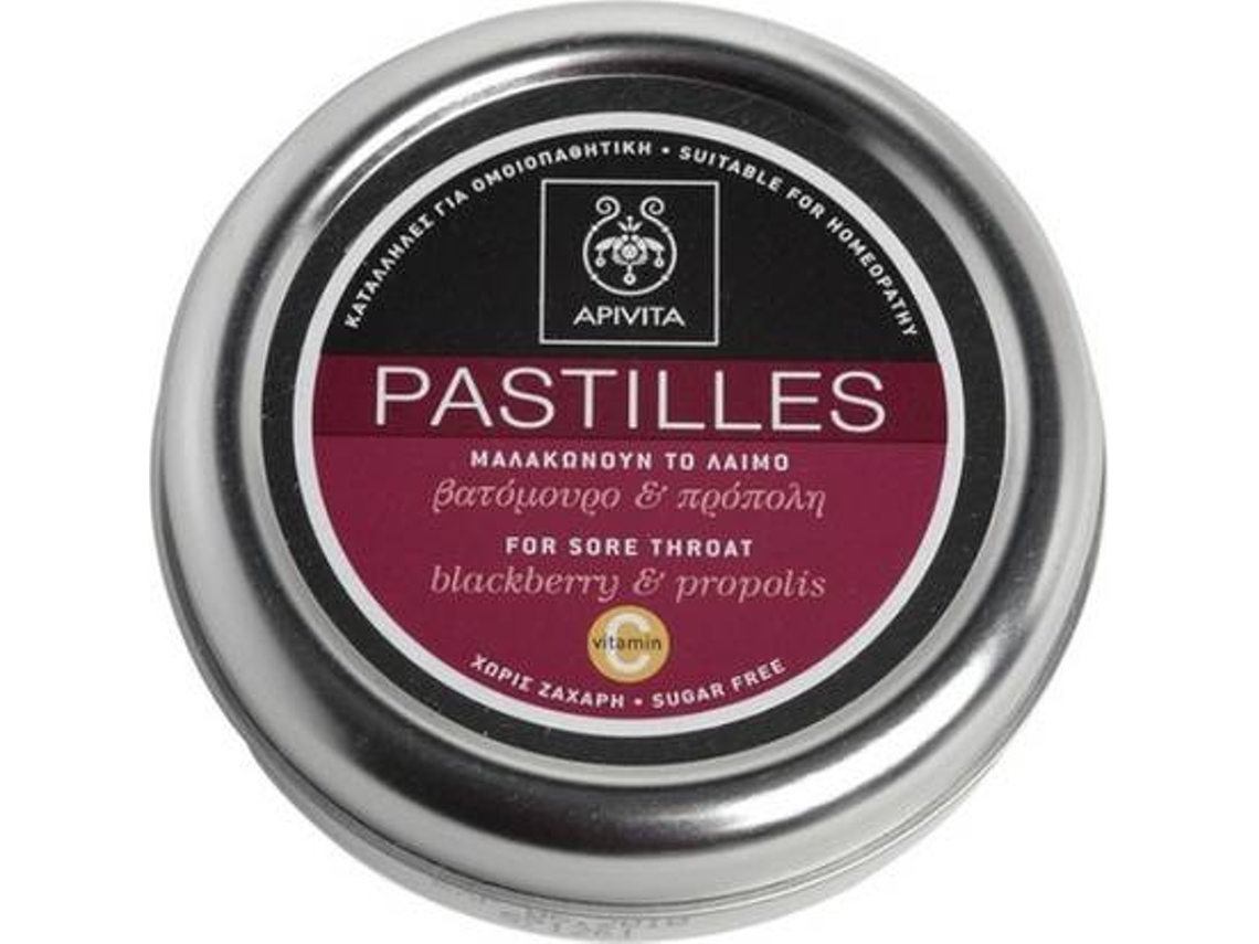 Té APIVITA Pastilhas Com Amora E Propóleo (45 g)