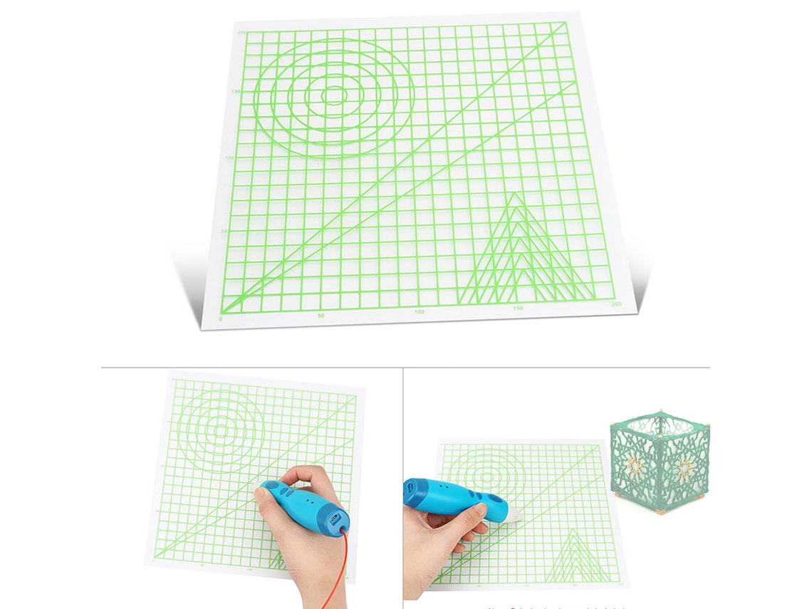 Tablero De Dibujo 3d Con Plantilla Multifacética Básica: Accesorio Ideal Para Niños Y Adultos.
