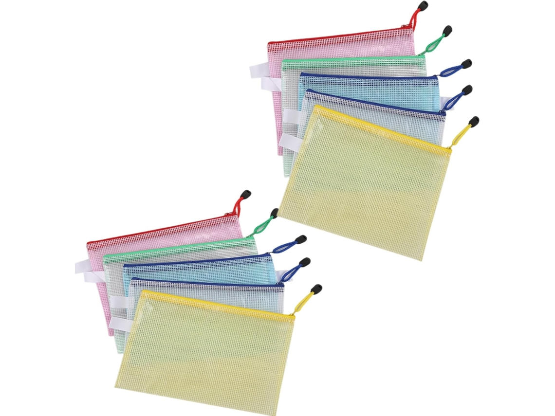 Paquete De 10 Bolsas Transparentes Con 4 Cremalleras B4