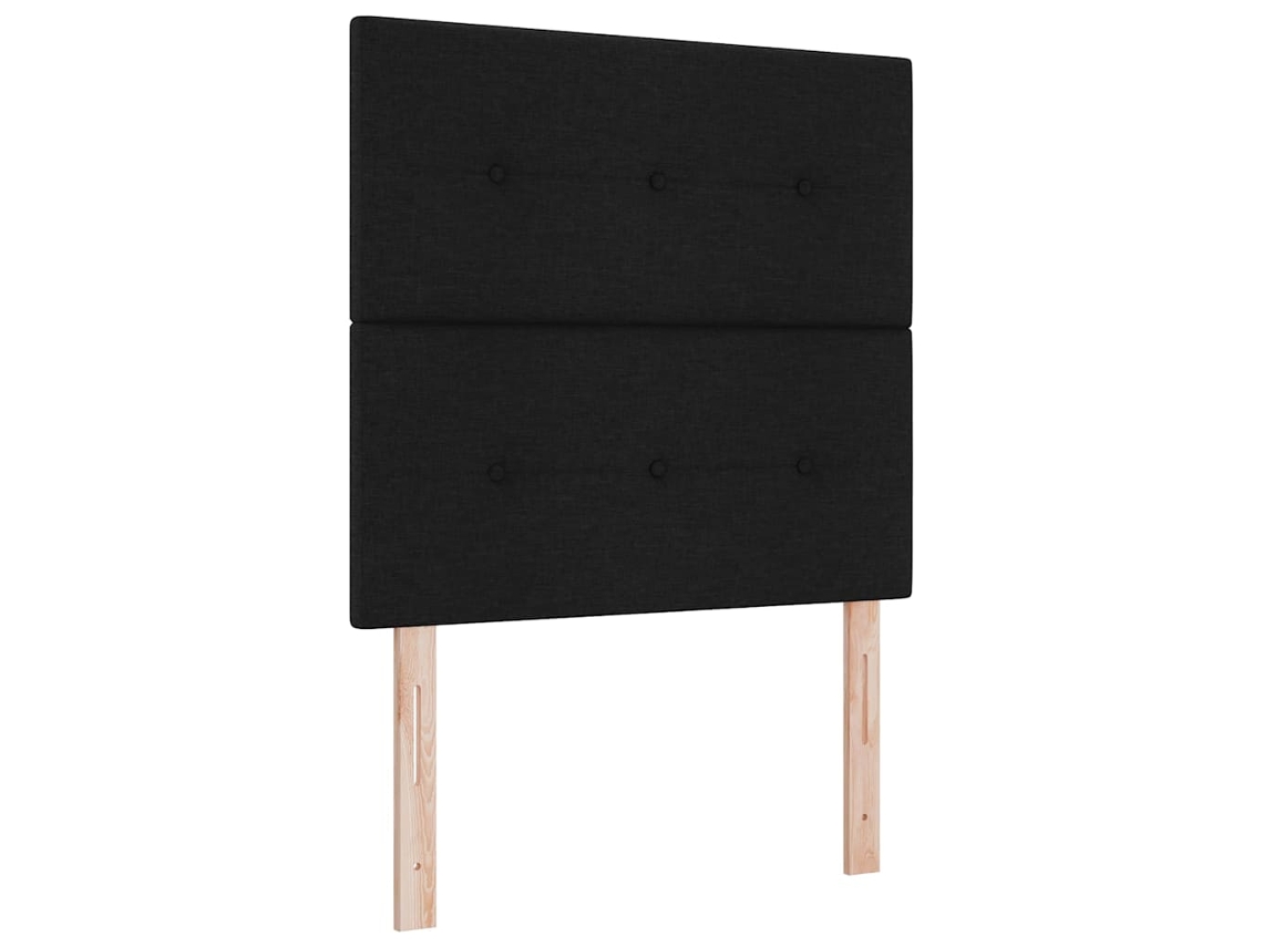 Maison Exclusive - Cabecero Con Cabecera Negro 80 Cm Cuero Sintético
