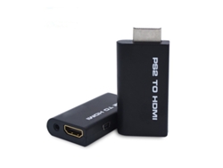 Adaptador De Conversão De Áudio/vídeo Hd (wii Para Hdmi, 1080p) - Preto. Adaptador/hub Eficiente Com Alta Velocidade, Ideal Para C