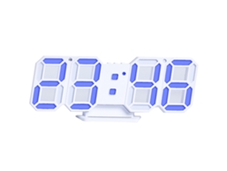 Reloj Digital LED 3D, Brillo Ajustable, Snooze, Fecha y Temperatura Kofihety