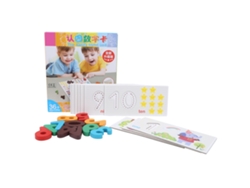 Tarjetas Didácticas De Matemáticas Con Bloques De Madera Para Aprender Números: Juguete Educativo Para Niños De 3 Años En Adelante.