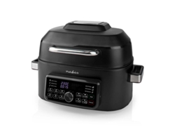 Freidora sin aceite NEDIS 6 l Temporizador: 120 min Número de programas preestablecidos: 7 Digital Negro