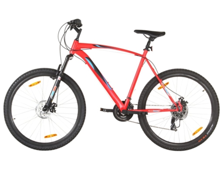 Bicicleta de montaña VIDAXL 21 velocidades 29 pulgadas rueda 53 cm rojo