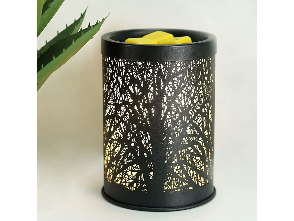 Calentador Eléctrico De Cera De Metal Con Diseños Decorativos Para Uso Doméstico Y Comercial.