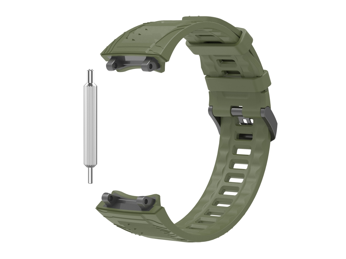 Correa De Repuesto De Silicona Suave Para Reloj Inteligente Amazfit T-rex 3 Verde Panoona