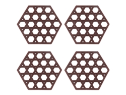 MEOIRUERY 4 Almohadillas para Cuencos Resistentes al Calor, Gruesas, Antideslizantes, de Silicona para Uso Doméstico