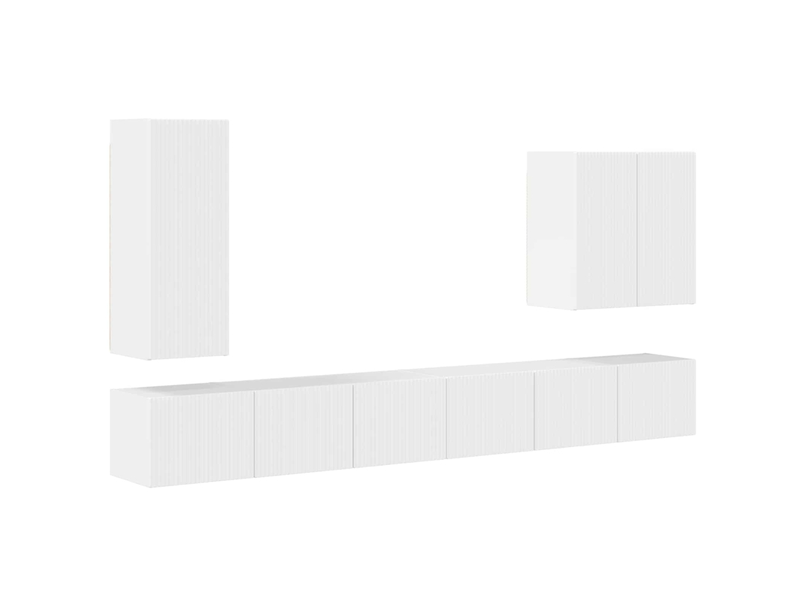 Lámpara de pared 6 piezas blanco brillante MAISON EXCLUSIVE