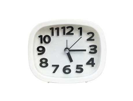 Reloj despertador silencioso digital tridimensional de color caramelo reloj despertador creativo regalo ELKUAIE
