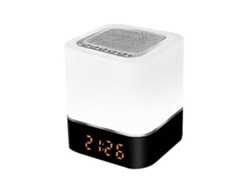 Altavoz inalámbrico Bluetooth Despertador Táctil Mesita de noche Luz negra YEMAESRE