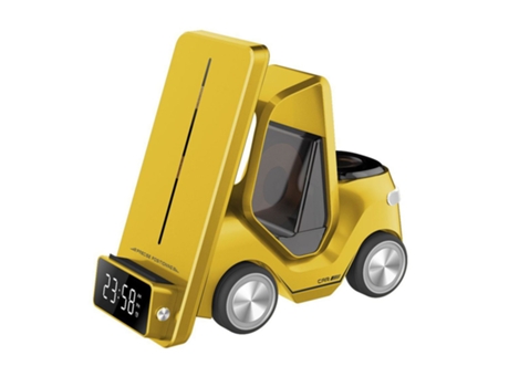 Cargador Carga Rápida Inalámbrica Bobina CHRONUS Amarillo