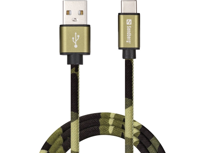 Cable USB SANDBERG (USB-C - USB-C - 1 m)