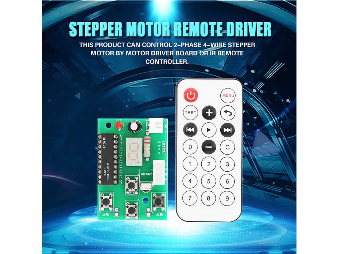 Controlador de motor paso a paso ajustable de 4-6 V