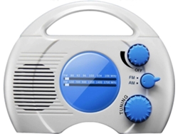 Rádio De Chuveiro À Prova D'água, Alto-falante De Chuveiro Com Rádio Am / Fm, Rádio Suspenso Portátil (baterias Não Incluídas