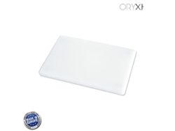 Tabla Cortar Polietileno 30x20x1.5 cm  Color Blanco ORYX