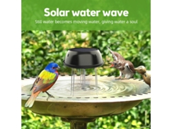 Agitador Solar De Agua Para Comedero De Pájaros, 5v 0.5w, Sin Batería, Decorativo, Para Jardín O Piscina.