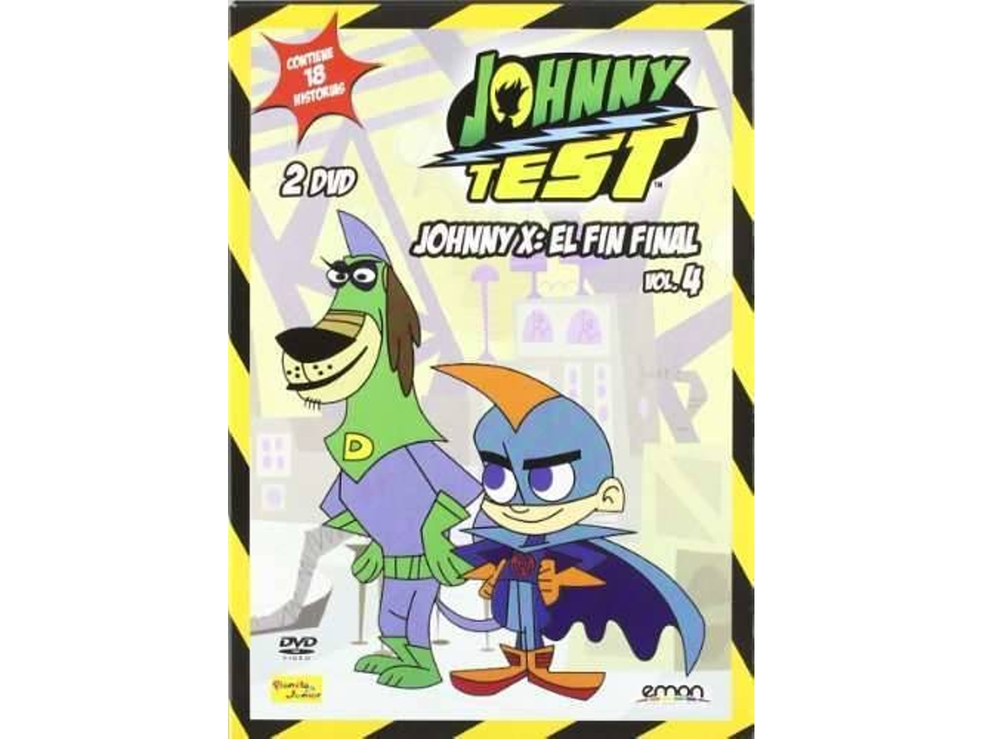 DVD Johnny Test Vol 4 (Edición en Español)