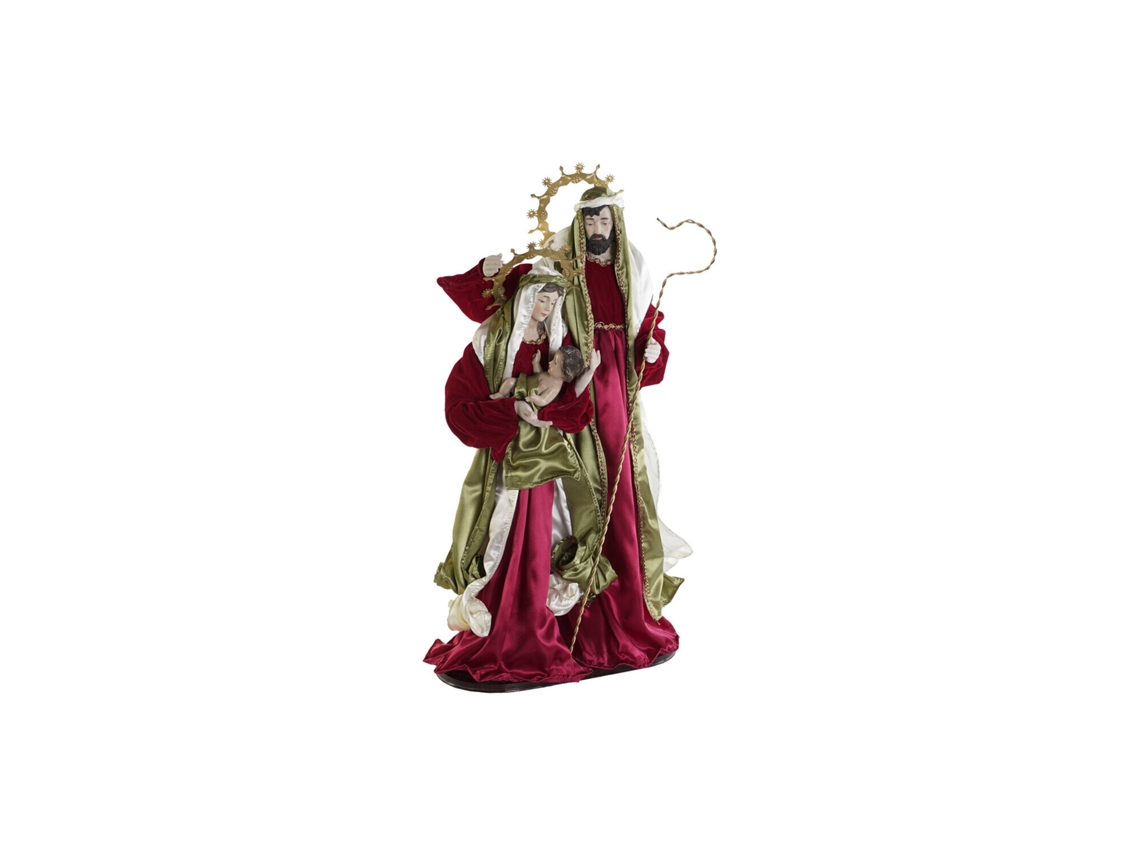 Belén de poliéster rojo, 48x28x90cm ALEXANDRA HOUSE LIVING
